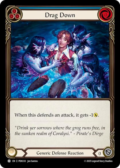 Drag Down (Blue), Compendium of Rathe PEN333