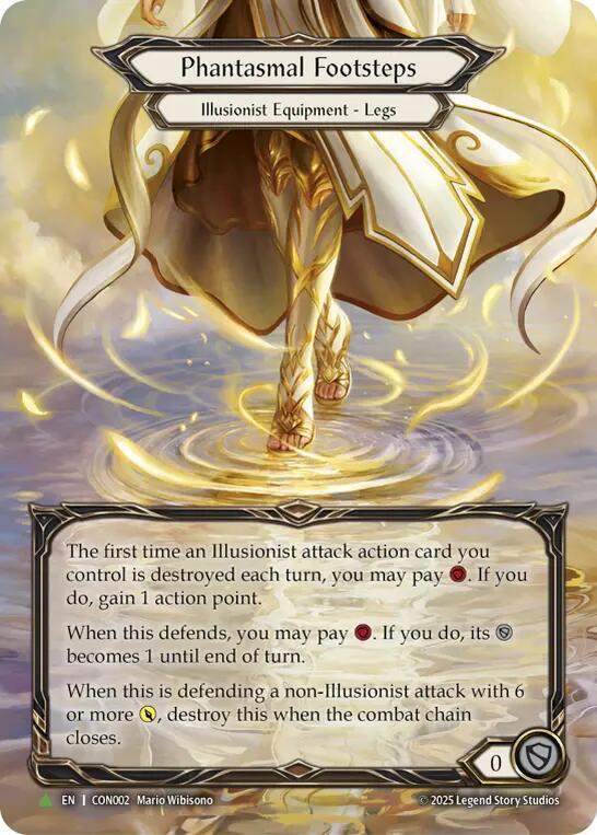Phantasmal Footsteps - CON002, Flesh and Blood: Promo Cards CON002