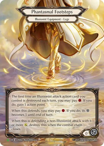 Phantasmal Footsteps - CON002, Flesh and Blood: Promo Cards CON002