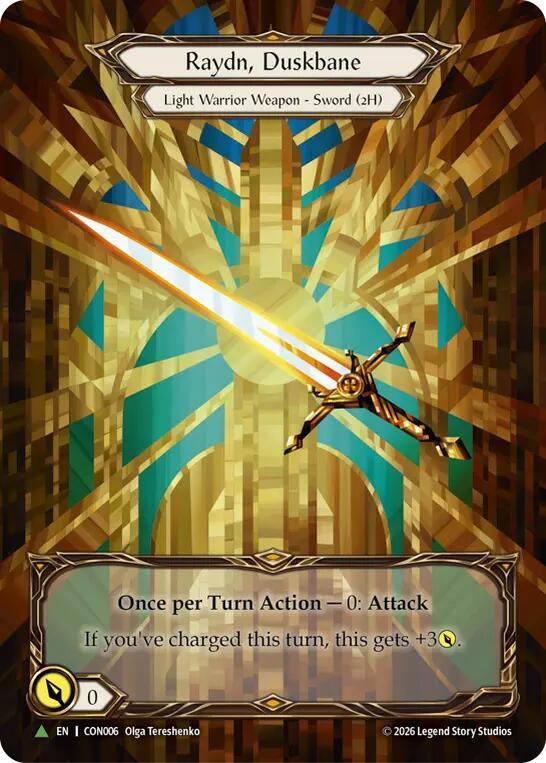 Raydn, Duskbane (Marvel) - CON006, Flesh and Blood: Promo Cards CON006