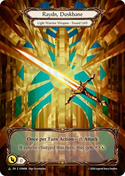 Raydn, Duskbane (Marvel) - CON006, Flesh and Blood: Promo Cards CON006