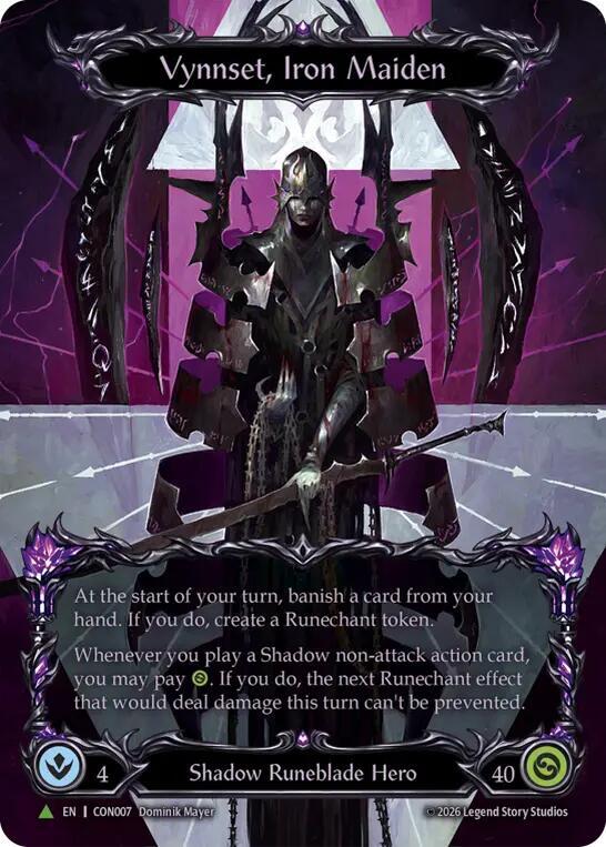 Vynnset, Iron Maiden (Marvel) - CON007, Flesh and Blood: Promo Cards CON007