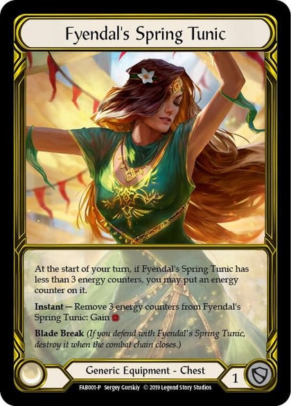 Fyendal's Spring Tunic (Golden) - FAB001, Flesh and Blood: Promo Cards FAB001