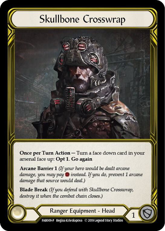 Skullbone Crosswrap (Golden) - FAB009, Flesh and Blood: Promo Cards FAB009