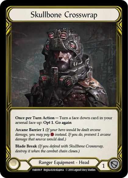 Skullbone Crosswrap (Golden) - FAB009, Flesh and Blood: Promo Cards FAB009