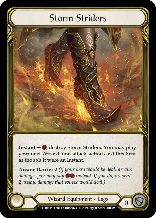 Storm Striders (Golden) -  FAB011, Flesh and Blood: Promo Cards FAB011