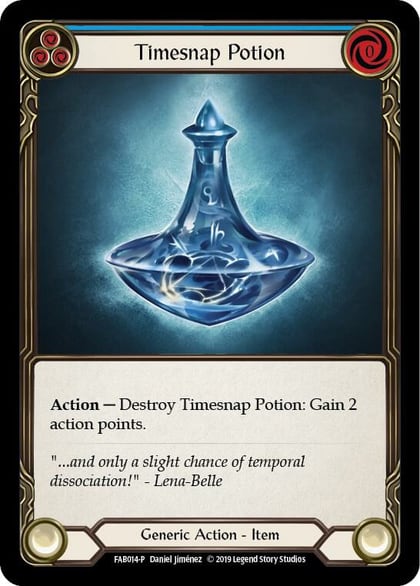 Timesnap Potion - FAB014, Flesh and Blood: Promo Cards FAB014