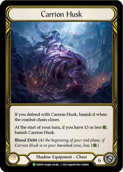 Carrion Husk (Golden) - FAB018, Flesh and Blood: Promo Cards FAB018