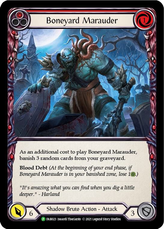 Boneyard Marauder (Red) - FAB023, Flesh and Blood: Promo Cards FAB023
