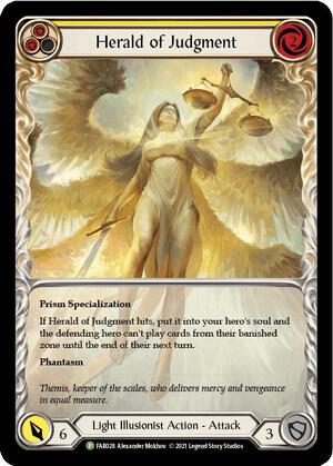 Herald of Judgment - FAB028, Flesh and Blood: Promo Cards FAB028
