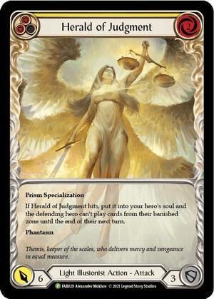 Herald of Judgment - FAB028, Flesh and Blood: Promo Cards FAB028