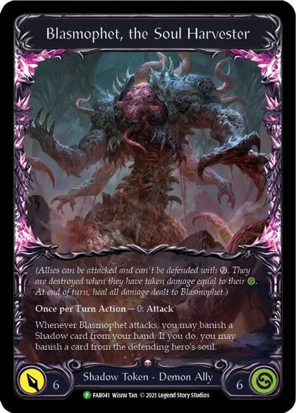 Blasmophet, the Soul Harvester - FAB041, Flesh and Blood: Promo Cards FAB041