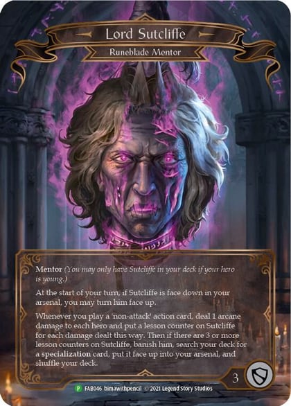 Lord Sutcliffe - FAB046, Flesh and Blood: Promo Cards FAB046
