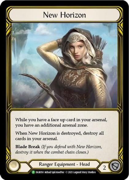New Horizon (Golden) - FAB050, Flesh and Blood: Promo Cards FAB050