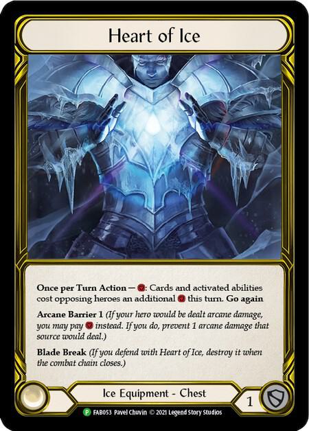 Heart of Ice (Golden) - FAB053, Flesh and Blood: Promo Cards FAB053