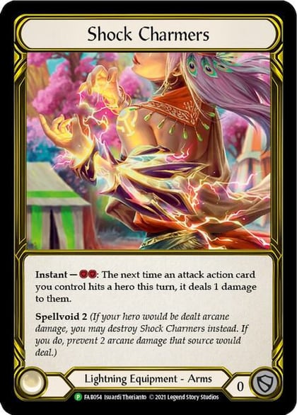 Shock Charmers (Golden) - FAB054, Flesh and Blood: Promo Cards FAB054