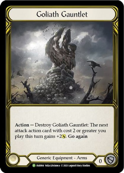 Goliath Gauntlet (Golden) - FAB064, Flesh and Blood: Promo Cards FAB064