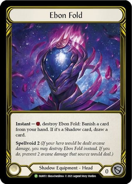 Ebon Fold (Golden) - FAB072, Flesh and Blood: Promo Cards FAB072