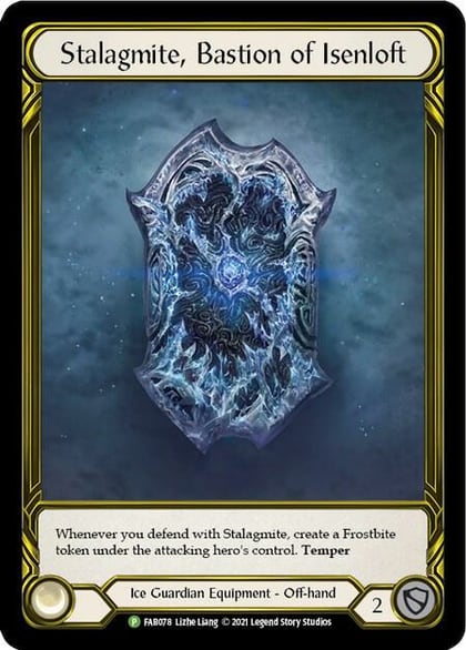 Stalagmite, Bastion of Isenloft (Golden) - FAB078, Flesh and Blood: Promo Cards FAB078