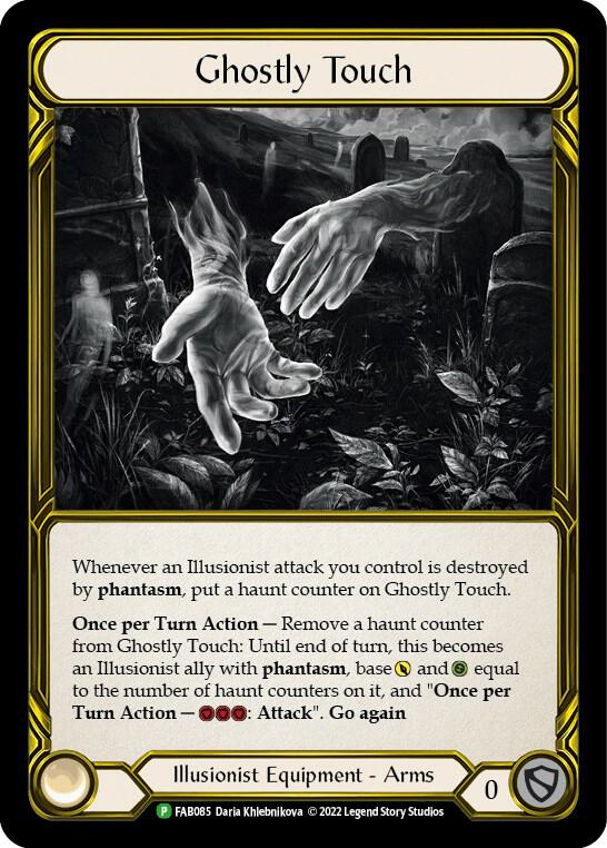 Ghostly Touch (Golden) - FAB085, Flesh and Blood: Promo Cards FAB085