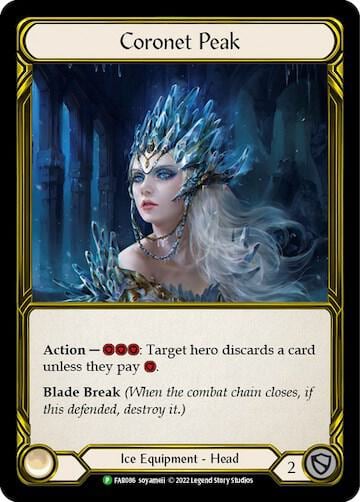Coronet Peak (Golden) - FAB086, Flesh and Blood: Promo Cards FAB086