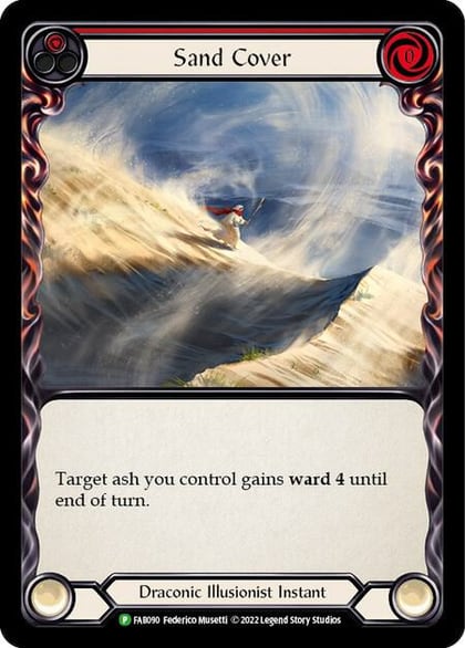 Sand Cover (Red) - FAB090, Flesh and Blood: Promo Cards FAB090