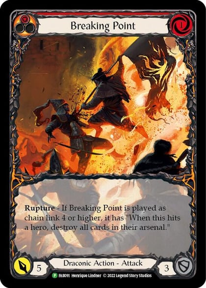 Breaking Point (Extended Art) - FAB091, Flesh and Blood: Promo Cards FAB091