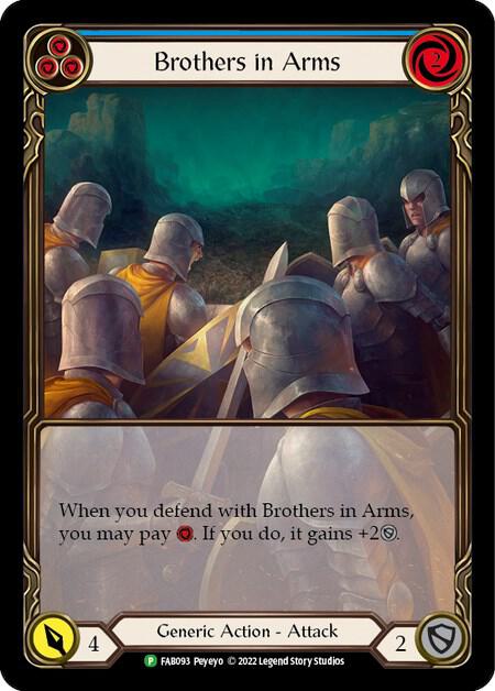 Brothers in Arms (Blue) - FAB093, Flesh and Blood: Promo Cards FAB093