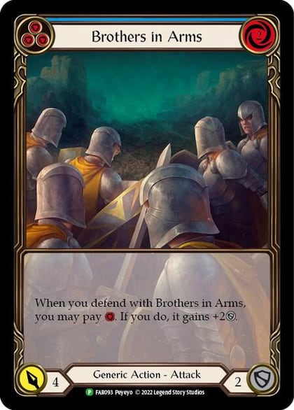 Brothers in Arms (Blue) - FAB093, Flesh and Blood: Promo Cards FAB093