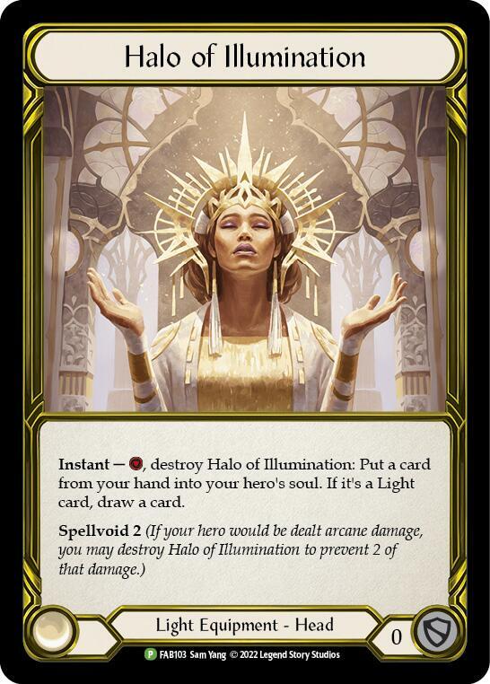 Halo of Illumination (Golden) - FAB103, Flesh and Blood: Promo Cards FAB103