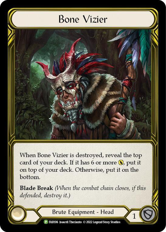 Bone Vizier (Golden) - FAB106, Flesh and Blood: Promo Cards FAB106