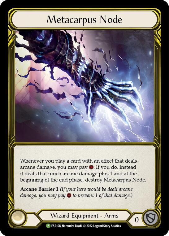 Metacarpus Node (Golden) - FAB108, Flesh and Blood: Promo Cards FAB108