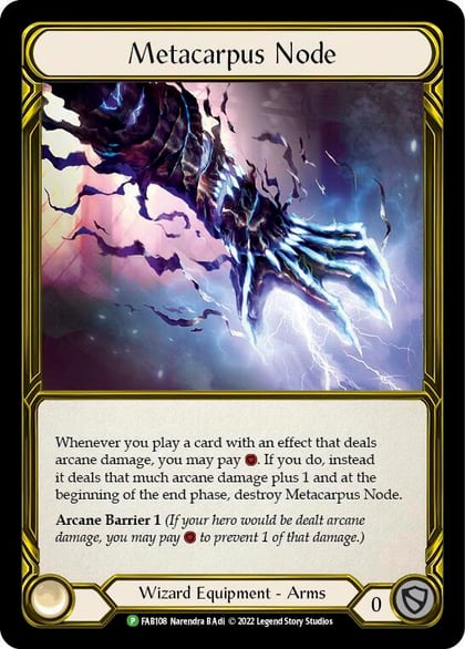 Metacarpus Node (Golden) - FAB108, Flesh and Blood: Promo Cards FAB108