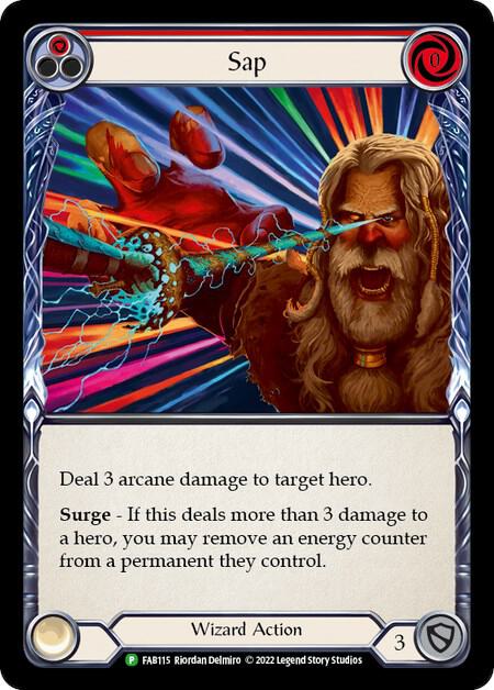 Sap (Red) - FAB115, Flesh and Blood: Promo Cards FAB115