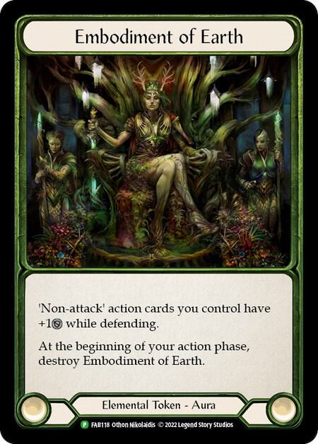 Embodiment of Earth - FAB118, Flesh and Blood: Promo Cards FAB118