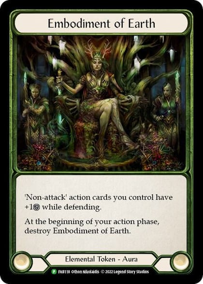 Embodiment of Earth - FAB118, Flesh and Blood: Promo Cards FAB118