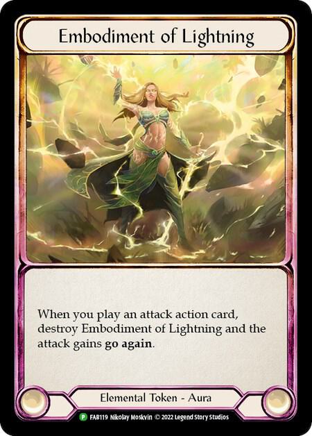 Embodiment of Lightning - FAB119, Flesh and Blood: Promo Cards FAB119