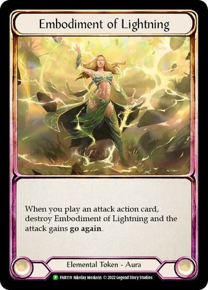 Embodiment of Lightning - FAB119, Flesh and Blood: Promo Cards FAB119