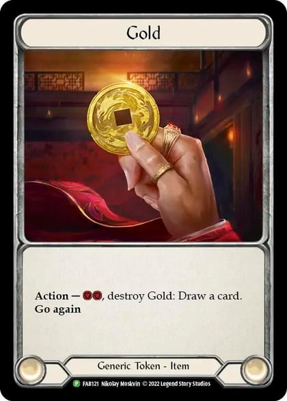 Gold -  FAB121, Flesh and Blood: Promo Cards FAB121