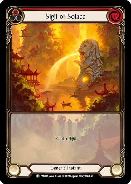 Sigil of Solace - FAB136, Flesh and Blood: Promo Cards FAB136
