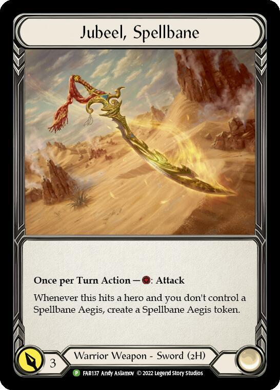 Jubeel, Spellbane - FAB137, Flesh and Blood: Promo Cards FAB137