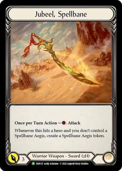 Jubeel, Spellbane - FAB137, Flesh and Blood: Promo Cards FAB137