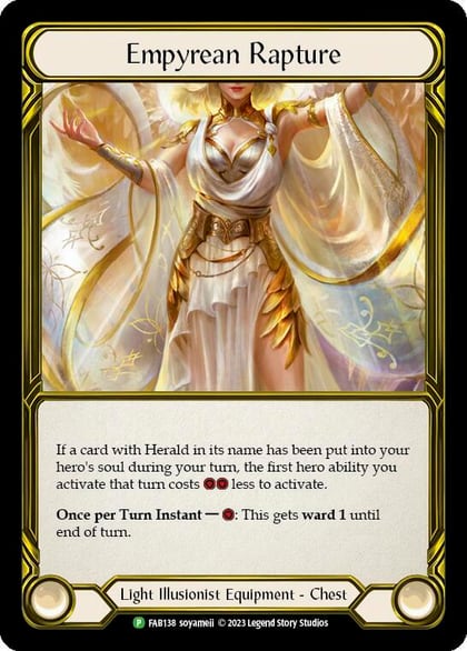 Empyrean Rapture (Golden) - FAB138, Flesh and Blood: Promo Cards FAB138