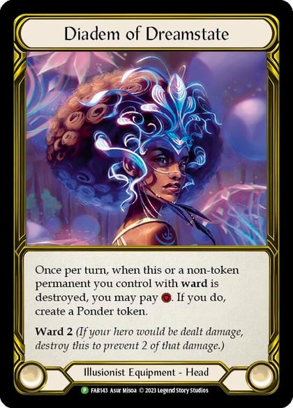 Diadem of Dreamstate (Golden) - FAB143, Flesh and Blood: Promo Cards FAB143