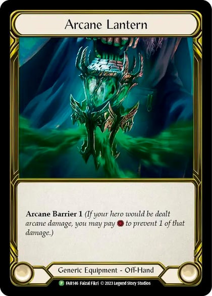 Arcane Lantern (Golden) - FAB146, Flesh and Blood: Promo Cards FAB146