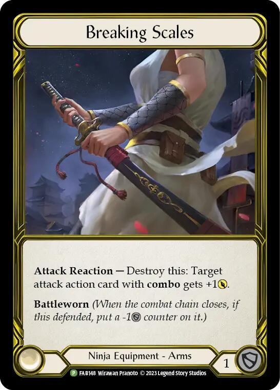 Breaking Scales (Golden) - FAB148, Flesh and Blood: Promo Cards FAB148