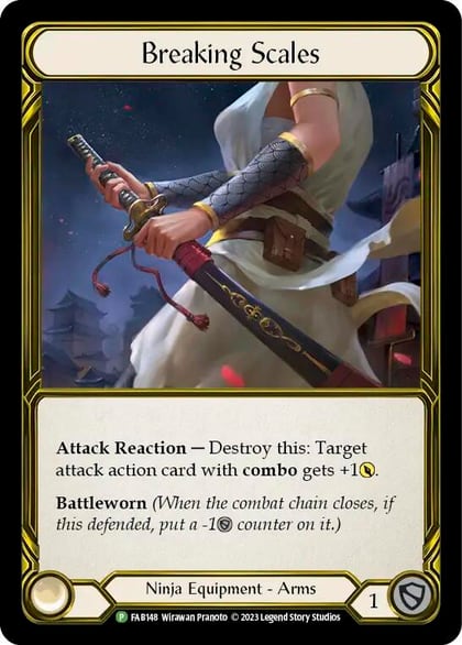 Breaking Scales (Golden) - FAB148, Flesh and Blood: Promo Cards FAB148