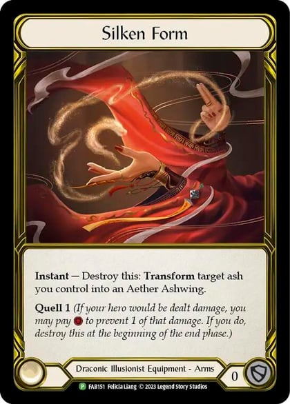 Silken Form (Golden) - FAB151, Flesh and Blood: Promo Cards FAB151
