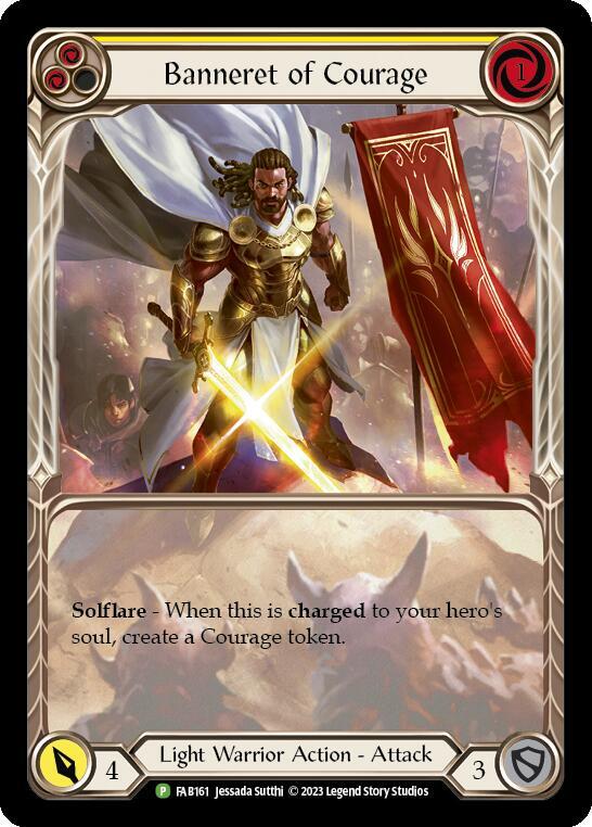 Banneret of Courage - FAB161, Flesh and Blood: Promo Cards FAB161