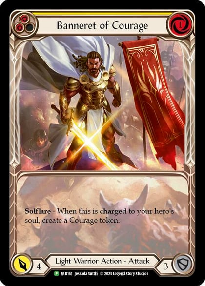 Banneret of Courage - FAB161, Flesh and Blood: Promo Cards FAB161